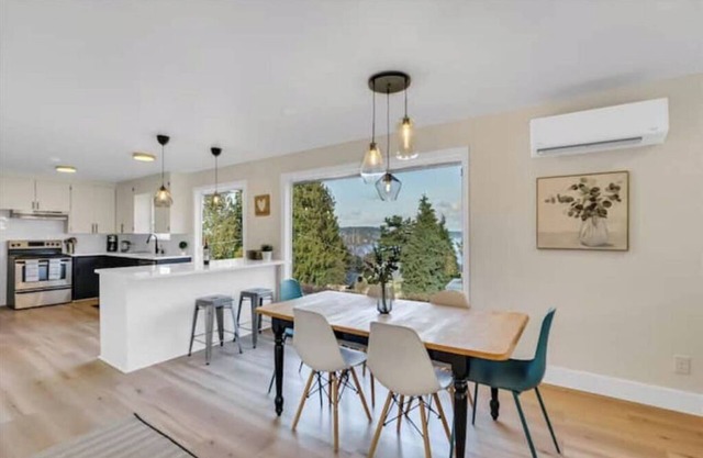 Seattle Lake View 6 BR House w/ AC & Heat