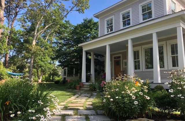 Secluded 4 bed home on the bike path, 2 acres, and .5 m from Nobska Beach