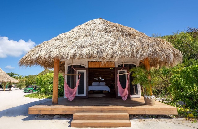 Secluded Beachfront Teepee Villa w/ Ocean Views