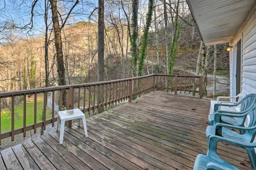 Secluded Bryson City Home with Deck, Steps to Creek!