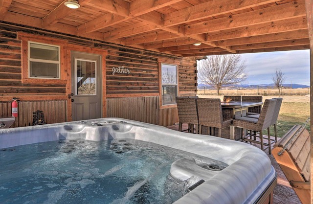 Secluded Cabin w/ Hot Tub, Game Room & Views!