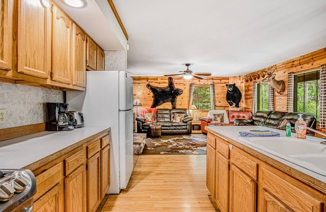 Secluded dog-friendly home with dock, woodstove, porch, firepit, kayaks, & bikes