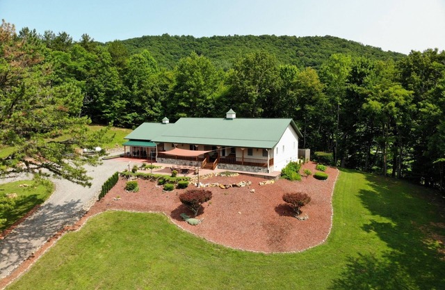 Secluded home on 24 acres