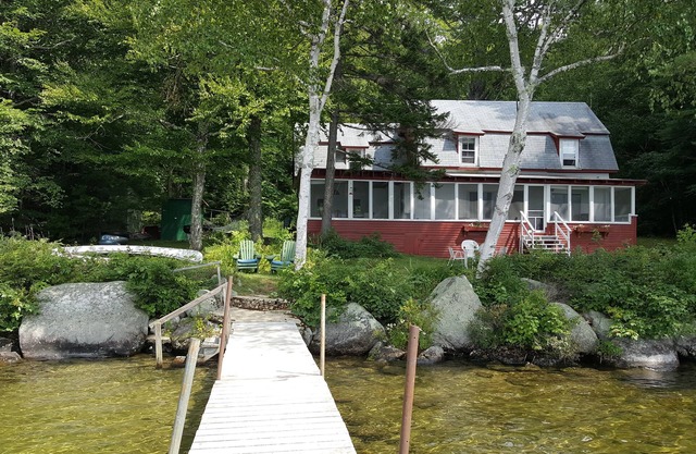 Abgelegenes Haus am See in den White Mountains