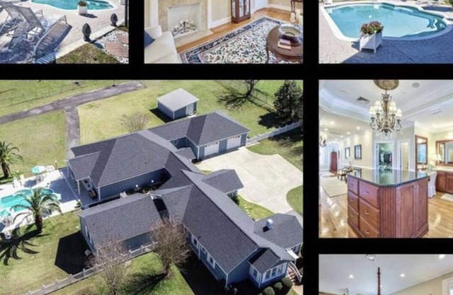 Secluded pool home on 4+ acres