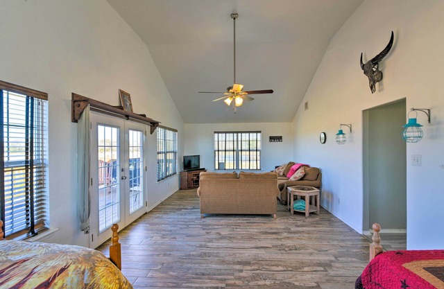 Serene 35-Acre Horse Ranch with Deck & Pond!