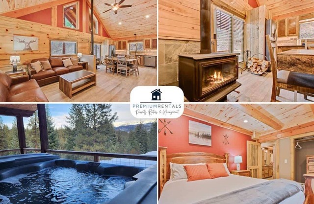 Serene and cozy updated log cabin in the woods