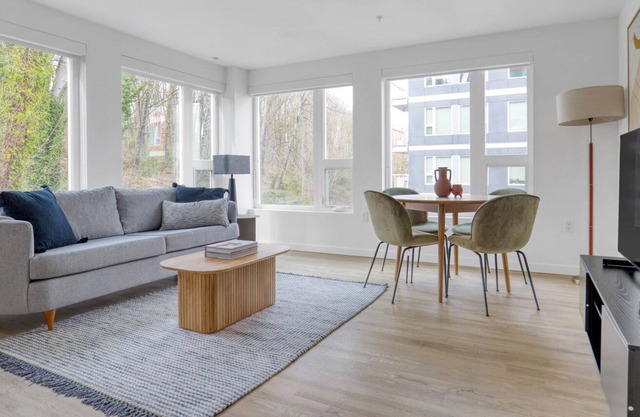 Serene Mt Baker 2BR w/ Gym, Rooftop & W/D, near light rail, by Blueground