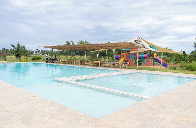 Serene Vipingo Apartment with Pool & Garden Views, Minutes from the Beach