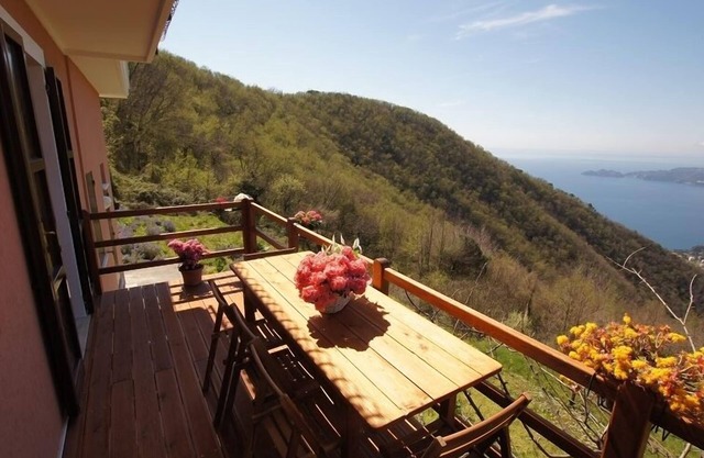 Sestri Levante, ligurische Wohnung für 6 Personen, Blick bis Portofino