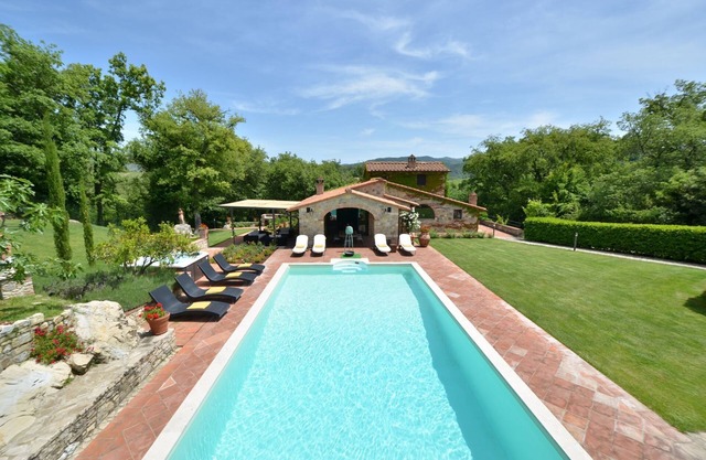 Sestuccia ist eine schöne Villa in der Toskana nicht weit entfernt von Gaiole in Chianti