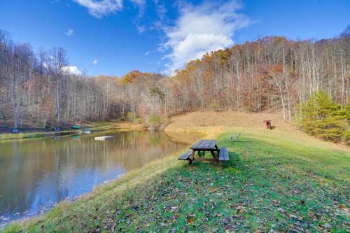Shared Pond and Trails Rosedale Cottage!