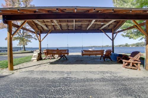 Shawano Lake Cabin with Boat Dock!