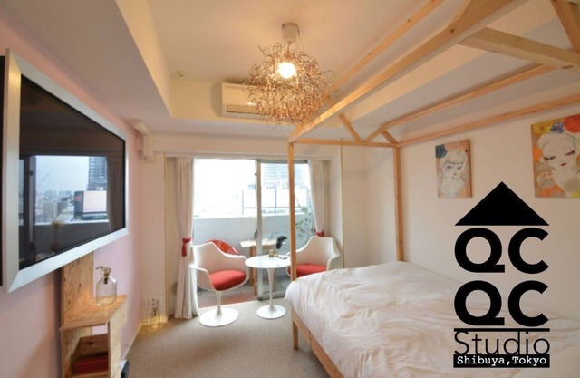 Shibuya station 5min. QCQC studio- Pink 1