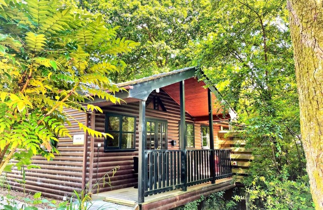 Spitzmaus Lodge-Woodland Lodges-Whirlpool-Pembrokeshire-Tenby