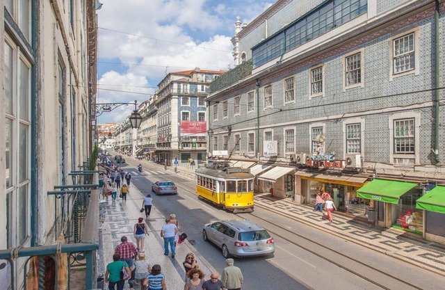 Silber Innenstadt von Lissabon