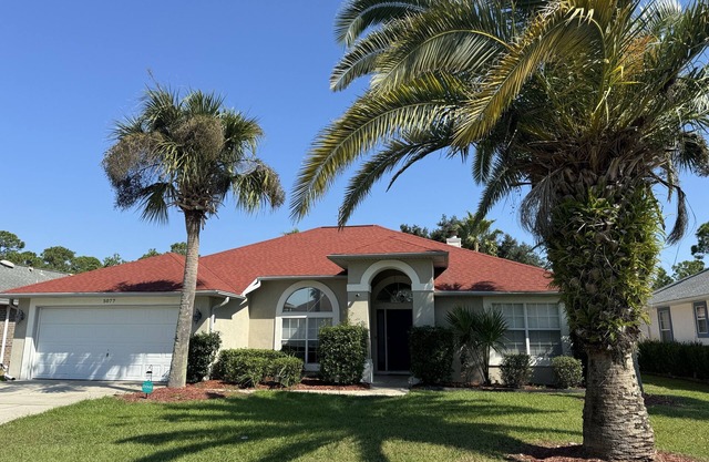Single-level home with fenced yard, private pool & washer/dryer