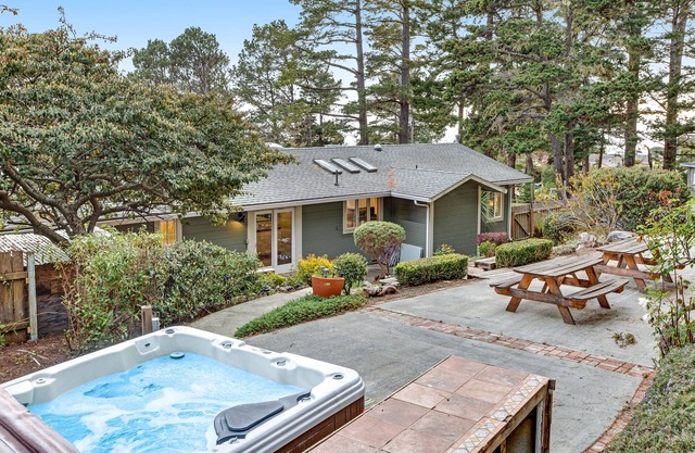 Single-Level Ocean View Getaway w/ Private Hot Tub, Free WiFi & Wood Stove