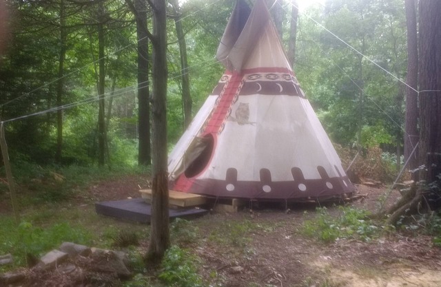 Sioux Tipi auf Chloes See