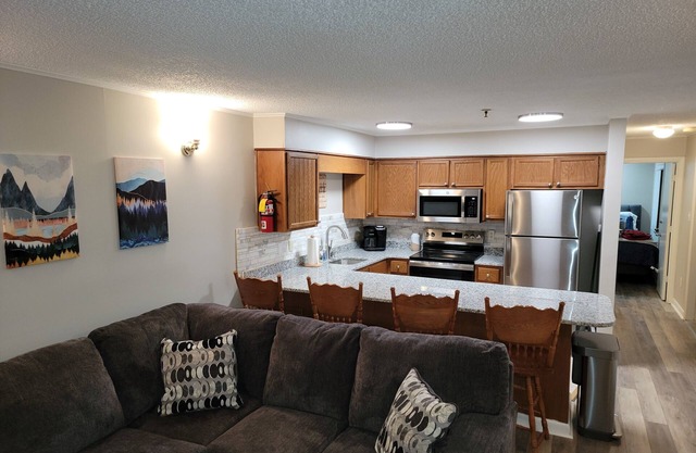 Ski-in/Ski-out 1st Floor 3-Bedroom Condo at Winterplace, WV