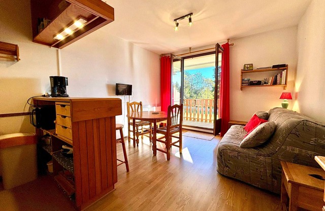 Studio an der Piste mit Balkon, Haustiere erlaubt