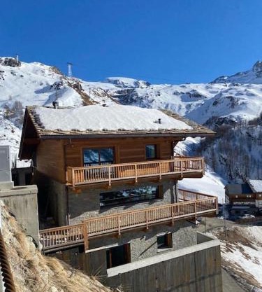 Skiing Resort In The Italian Alps, Chalet Cervinia