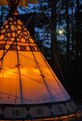 Sky Spirit -luxury Glamping Tipi - Sleeps 2