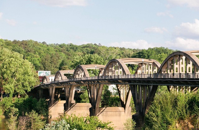 Sky views of the famous downtown Wetumpka!