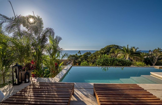 Sleeps 8 - Luxury Beach House - with pool, steps from beach