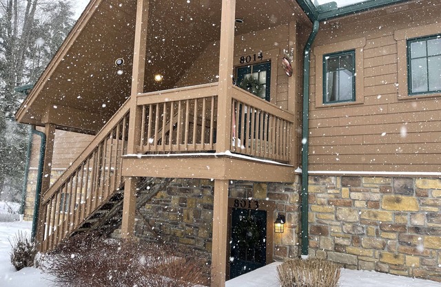 Slopeside, ski-in, ski-out condo perfectly set along run 24.