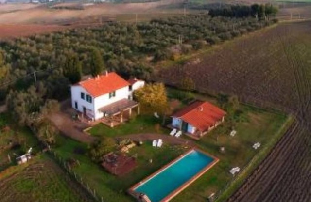 Small but nice--the countryside around, the sea nearby, the pool next door