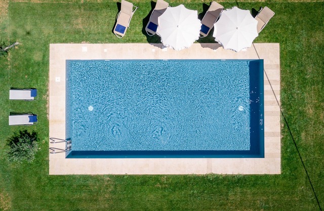 Kleines Bauernhaus aus Stein mit Blick auf Cortona mit privatem Pool und Garten