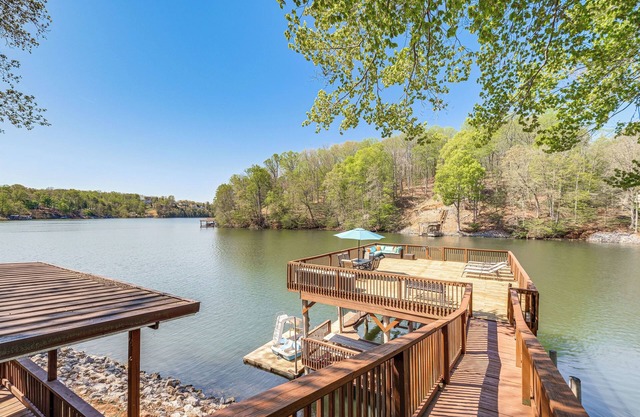 Smith Mountain Lake House w/ 2-Story Boat Dock!