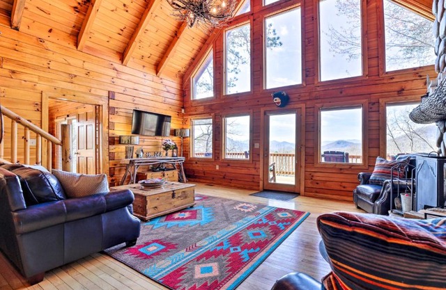 Smoky Mountain Cabin Rental with Hot Tub and Fire Pit!
