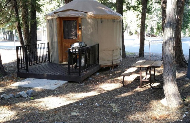 Snowflower Camping Resort 12 ft. Yurt 9