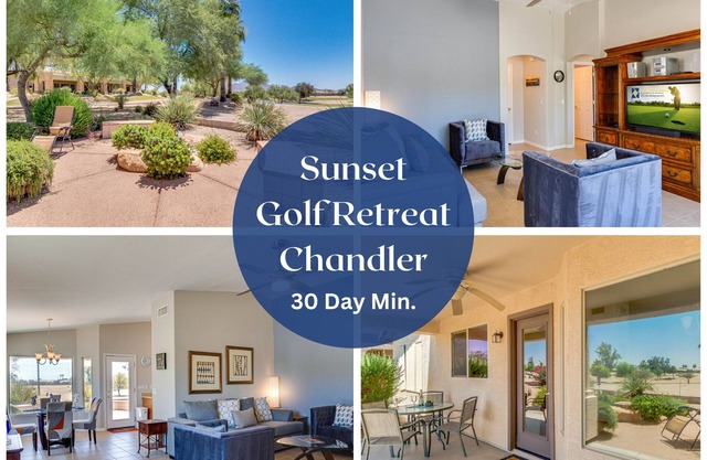 Golf Coarse & Blick auf die Berge neben dem Solera Chandler Clubhouse