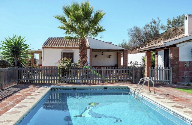 Hütte in Villanueva mit Bergblick