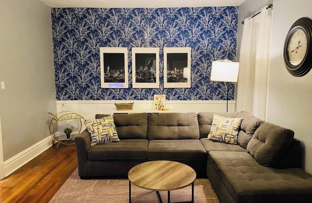 Spacious 2BR w Fenced Yard, Office, & Roku TV in STL