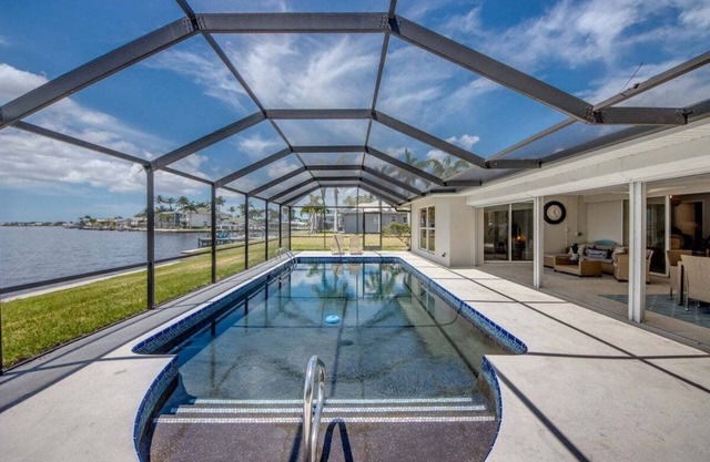 Spacious 3-bedroom home, private pool, near waterfront activities, great for families.