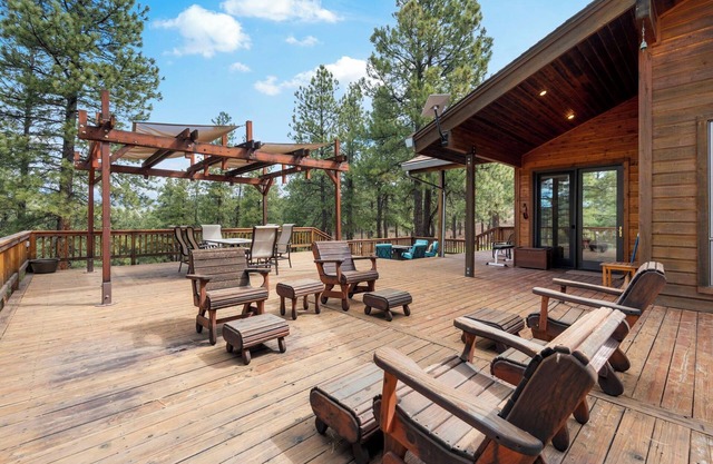 Spacious 4 Bedroom · Epic Deck + Views