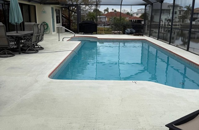 Spacious 4BR Waterfront Home w/ Heated Pool, Dock & Gulf Access, Sleeps 14+