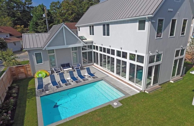 Spacious 5BR Home w/ Pool, Walk to Beach & Rehoboth Ave Fun!