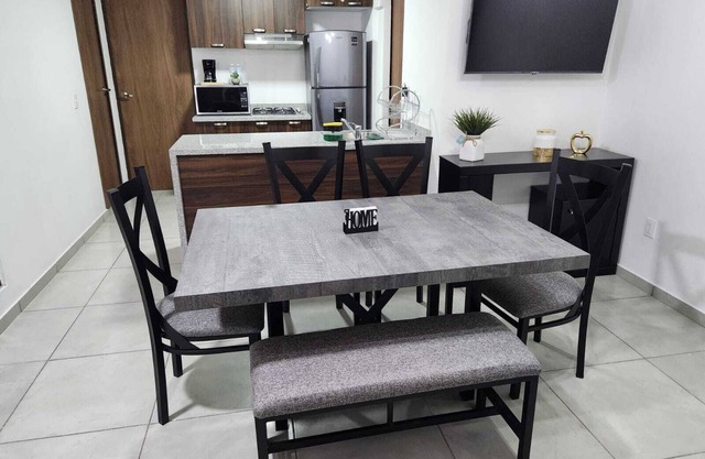 Spacious apartment with pool, gym, terrace, parking and security.