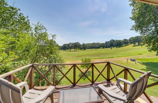 Spacious Arkansas Abode with Balcony and Fire Pit!