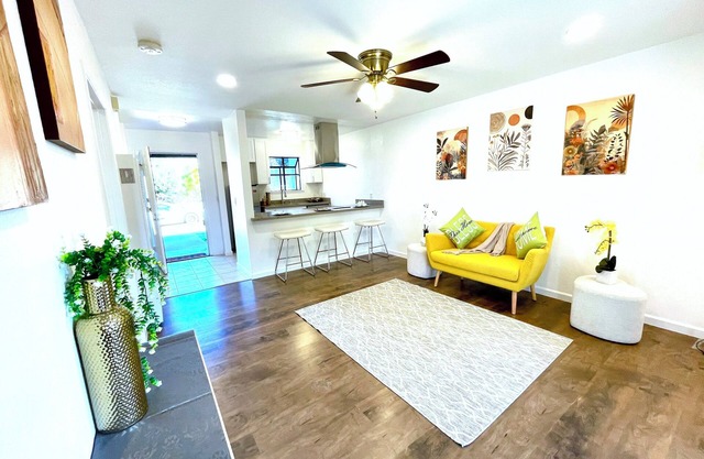 Spacious backyard in Nile Fremont near Downtown
