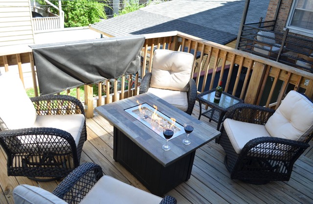 Chicago Innenstadt - Spa Bad, Terrasse, Kamin und fußläufig zur Bahn!