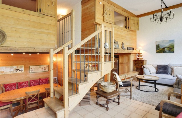 Duplex charmant 10 pers, 5 pièces, Méribel centre, proche pistes et commerces