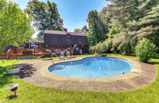Spacious East Haddam Retreat w/ Private Pool!