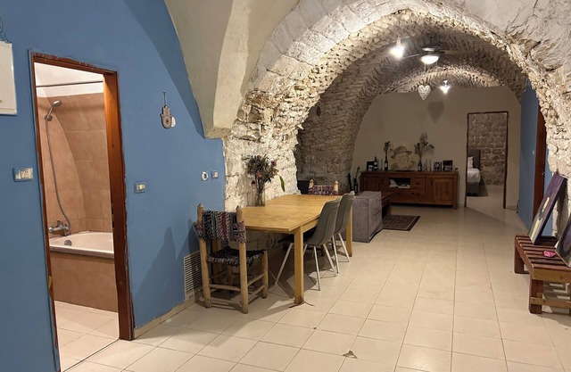 Spacious Family home with huge patio steps above HaAri and amazing view of Meron