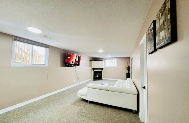 Spacious Hearth Escape with Natural Light & fireplace
